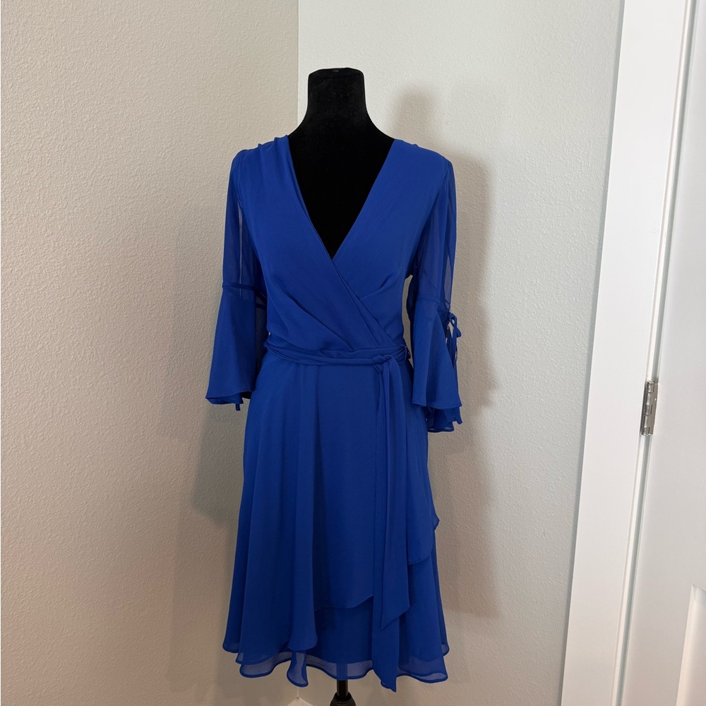 DKNY Royal Blue Midi Dress